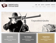 Tablet Screenshot of montanavintagearms.com